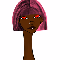 Long Neckie Lady #372
