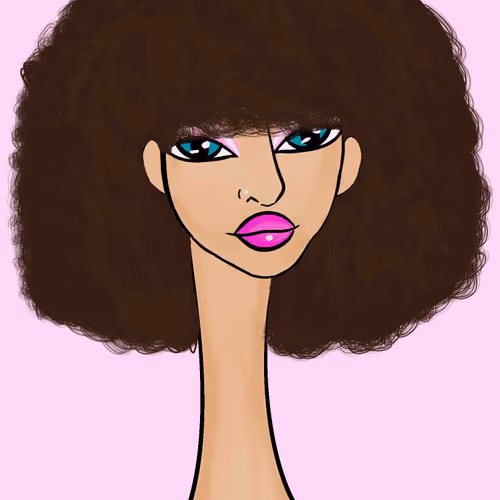 Long Neckie Lady #2038