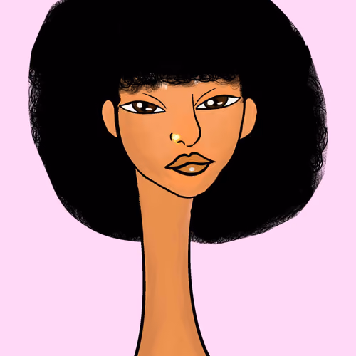 Long Neckie Lady #2668