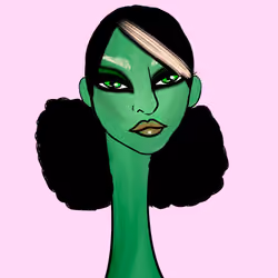 Long Neckie Lady #547