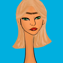 Long Neckie Lady #265