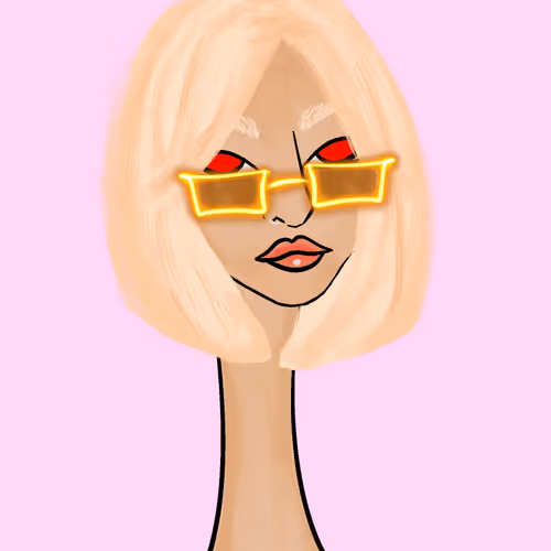 Long Neckie Lady #1690