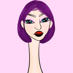 Long Neckie Lady #2610
