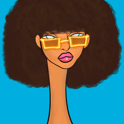 Long Neckie Lady #1566