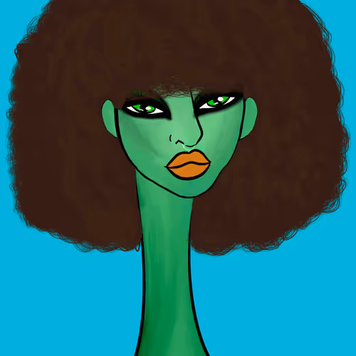 Long Neckie Lady #1731