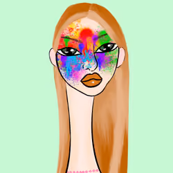 Long Neckie Lady #2758
