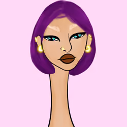 Long Neckie Lady #649