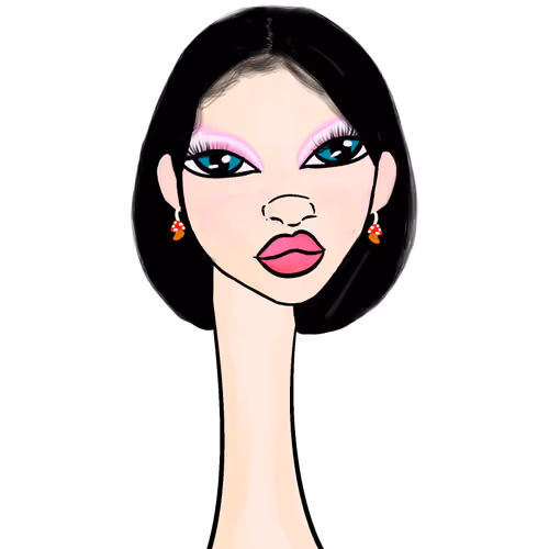 Long Neckie Lady #2170