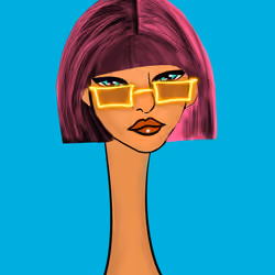 Long Neckie Lady #2428