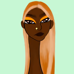 Long Neckie Lady #1259