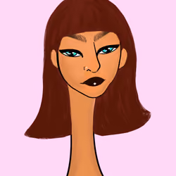 Long Neckie Lady #2133