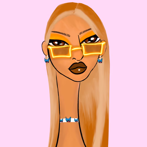 Long Neckie Lady #515