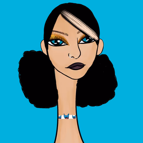 Long Neckie Lady #775