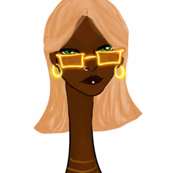 Long Neckie Lady #883