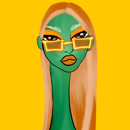 Long Neckie Lady #2756