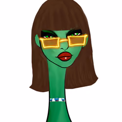 Long Neckie Lady #2334