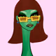 Long Neckie Lady #499