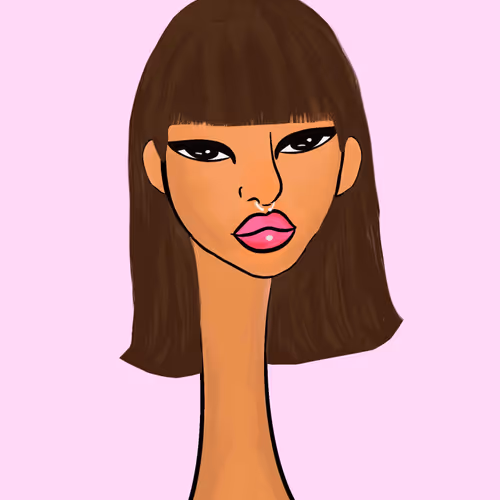 Long Neckie Lady #1630