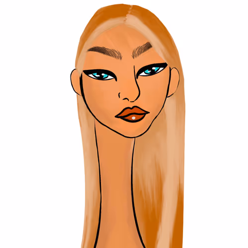 Long Neckie Lady #1631