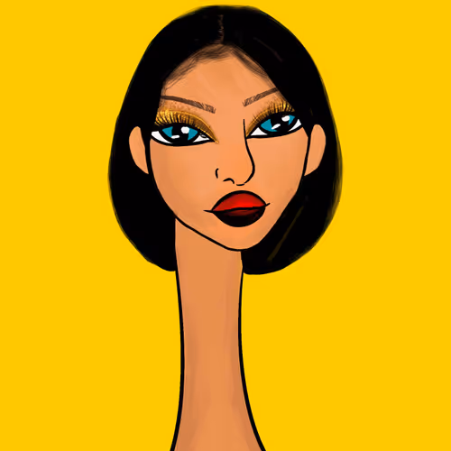 Long Neckie Lady #121