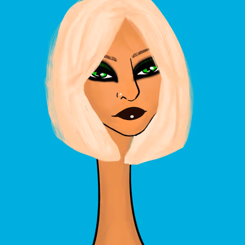Long Neckie Lady #442