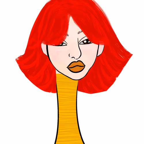 Long Neckie Lady #155