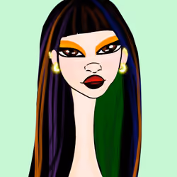 Long Neckie Lady #321