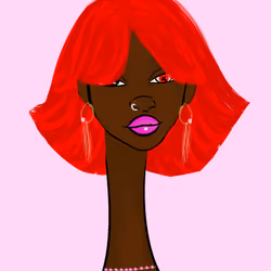 Long Neckie Lady #1261
