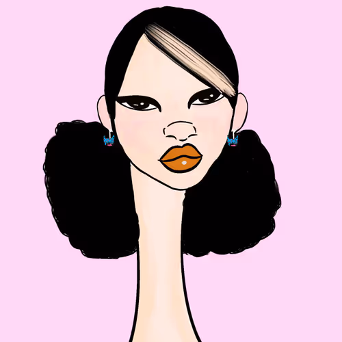 Long Neckie Lady #1963