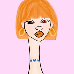 Long Neckie Lady #433