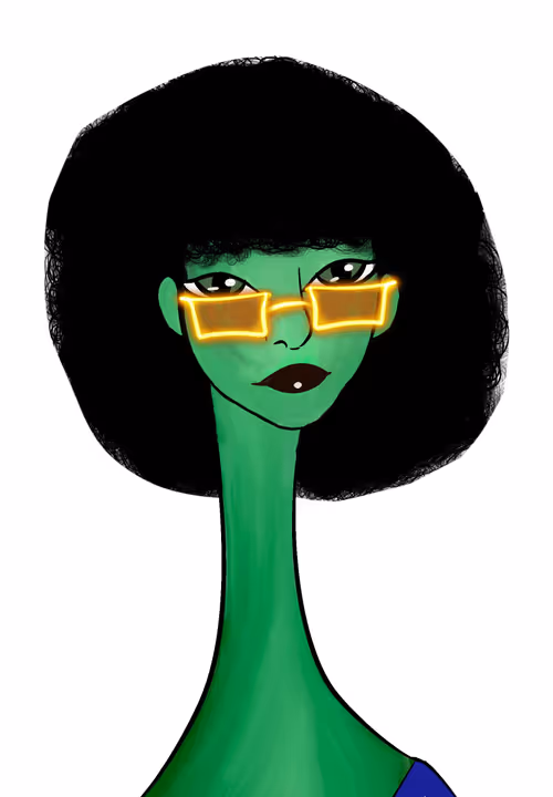 Long Neckie Lady #3322