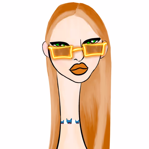 Long Neckie Lady #2500