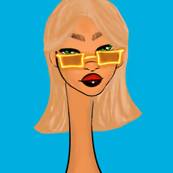 Long Neckie Lady #2203