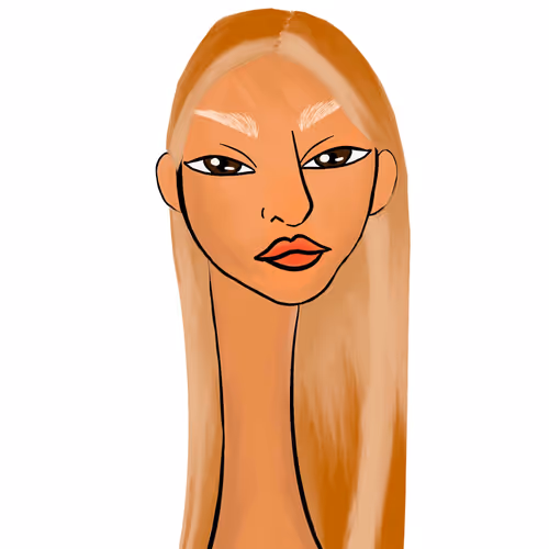 Long Neckie Lady #465