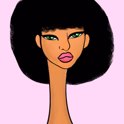 Long Neckie Lady #2905