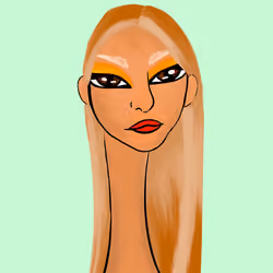 Long Neckie Lady #1576