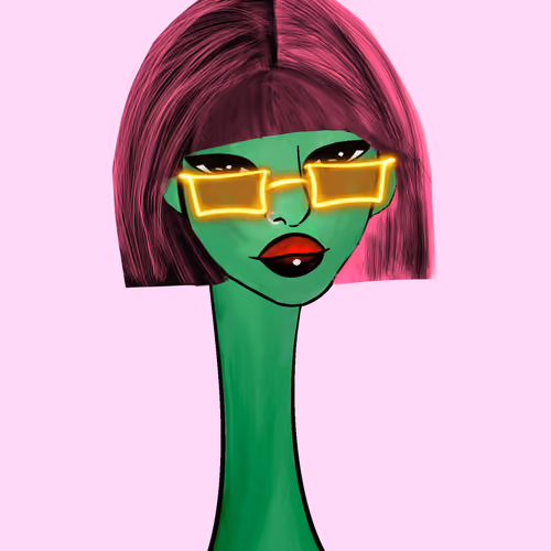 Long Neckie Lady #1339