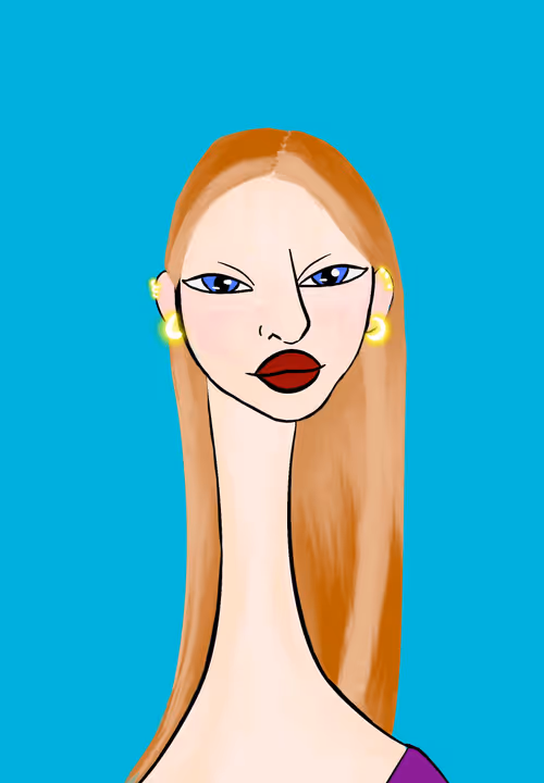Long Neckie Lady #3308