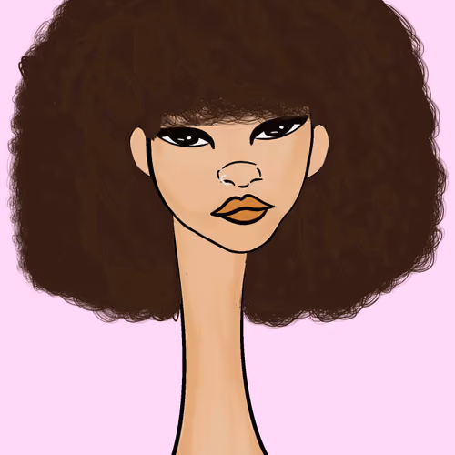 Long Neckie Lady #1327