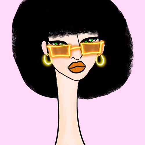 Long Neckie Lady #1734