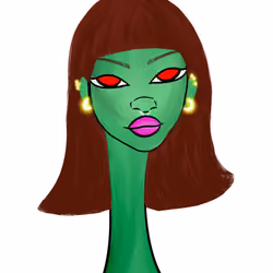 Long Neckie Lady #2282