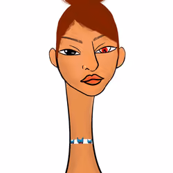 Long Neckie Lady #2373