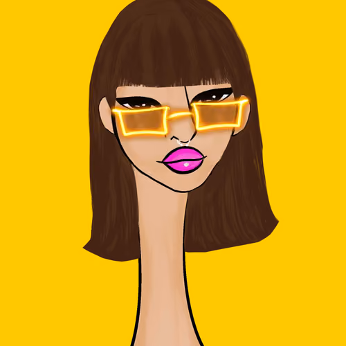 Long Neckie Lady #1508