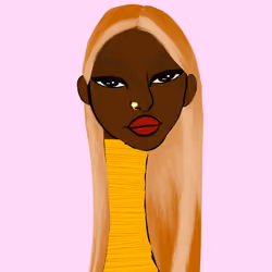 Long Neckie Lady #338