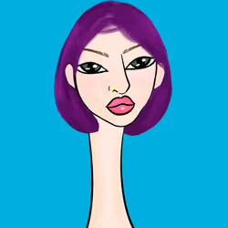 Long Neckie Lady #2185