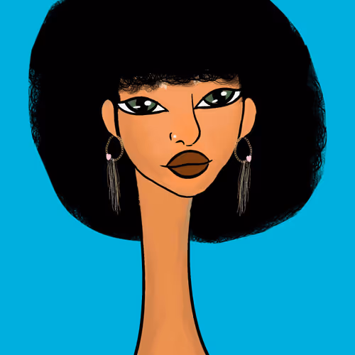 Long Neckie Lady #407
