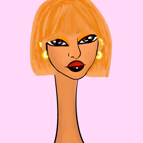 Long Neckie Lady #63