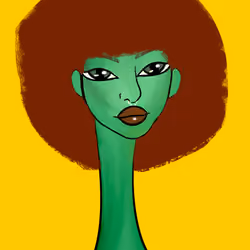 Long Neckie Lady #2027