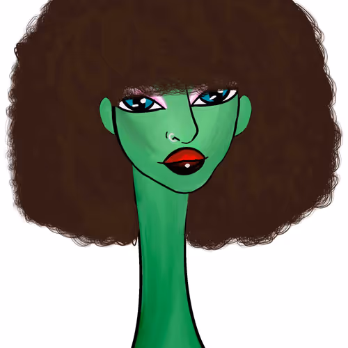 Long Neckie Lady #1515