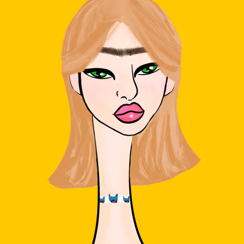 Long Neckie Lady #2120
